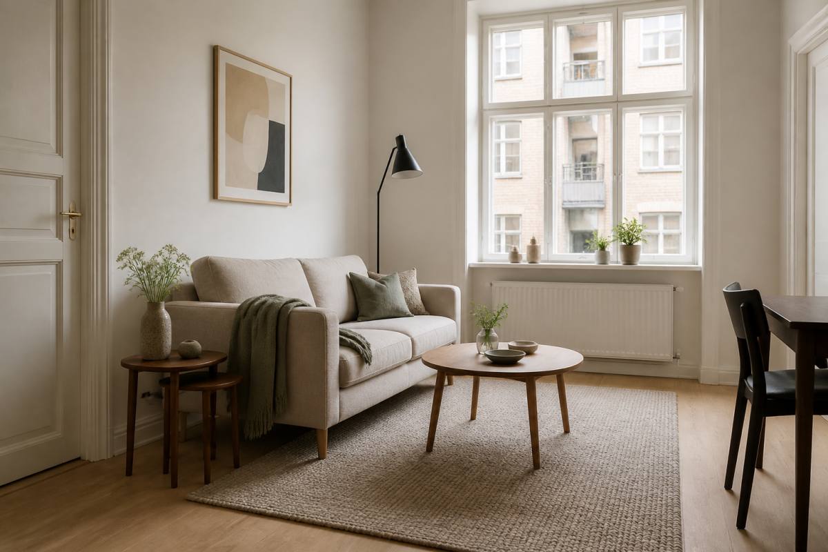 Sofabord til lille stue – sådan udnytter du pladsen bedst