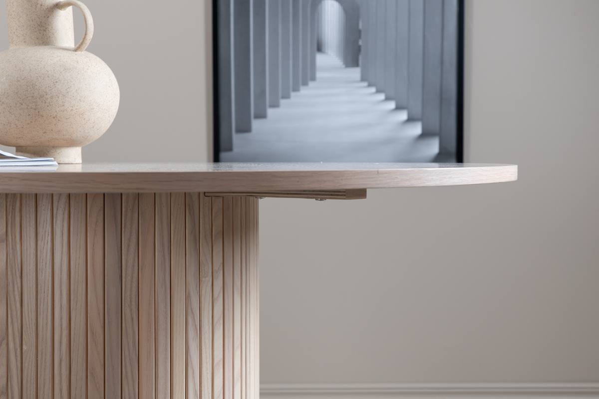 VENTURE DESIGN Bianca spisebord, rund, produktbillede 8 af 11, Spiseborde hos HomeNordic