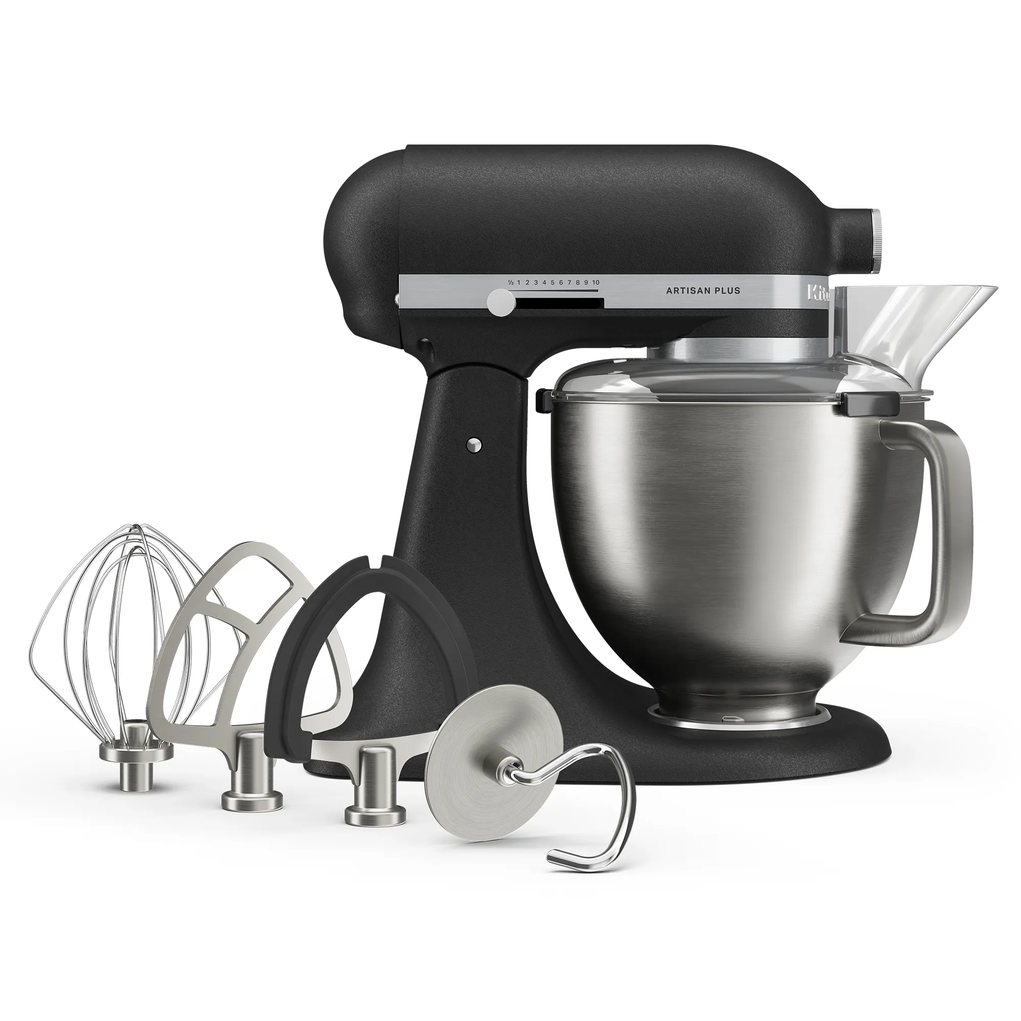 Artisan Plus køkkenassistent 4,7 liter, cast iron black, Røremaskiner hos HomeNordic