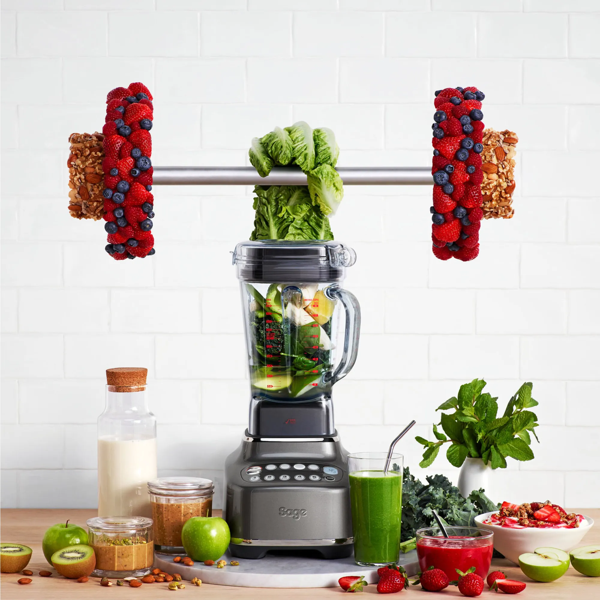SBL820SHY the Q blender stål, produktbillede 3 af 3, Blendere hos HomeNordic