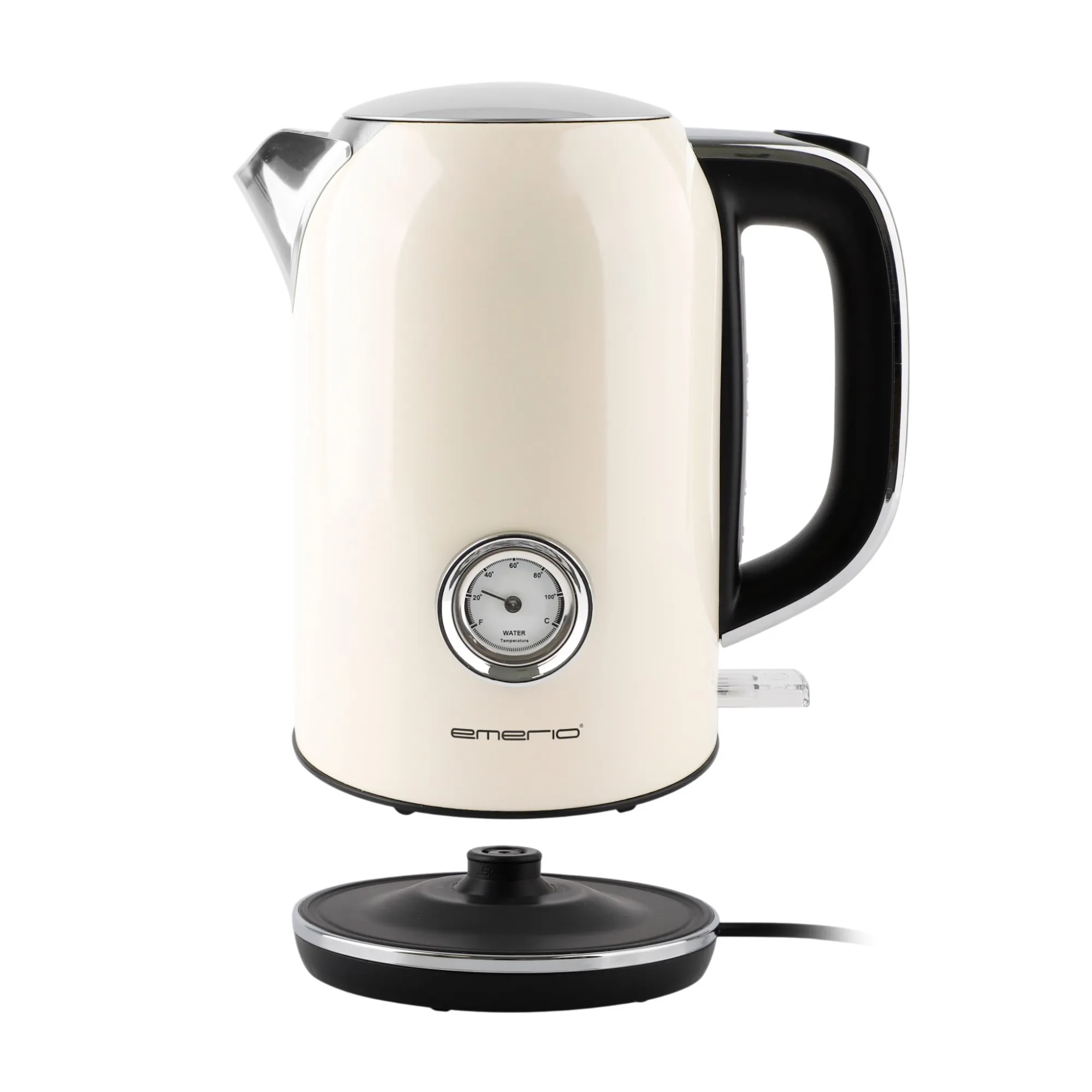 Retro elkedel 1,7 l, elfenben, produktbillede 2 af 4, Elkedler hos HomeNordic
