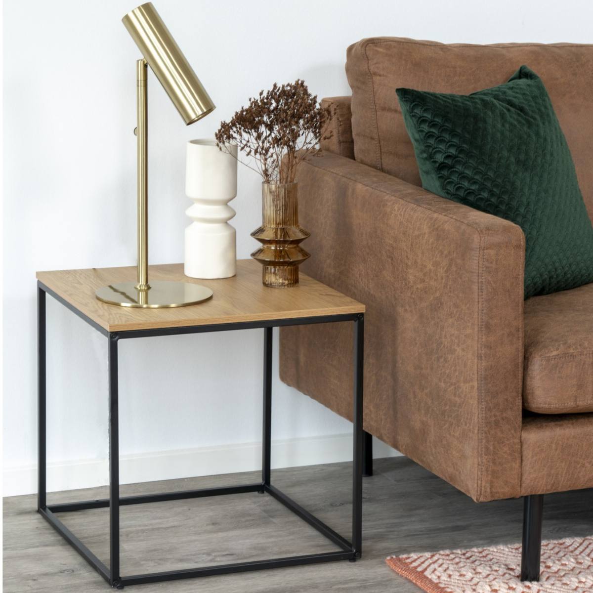 Zeta - Hjørnebord med sort plade, produktbillede 11 af 11, Moderne designs hos HomeNordic