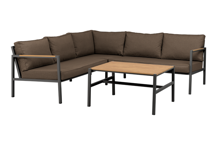 Cap hjørnesofa Antracit 4-pers., Sofaer hos HomeNordic