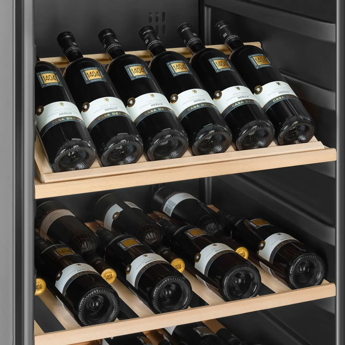 SCV115G Classic Vinkøleskab, højrehængt, rustfrit stål – billede 3