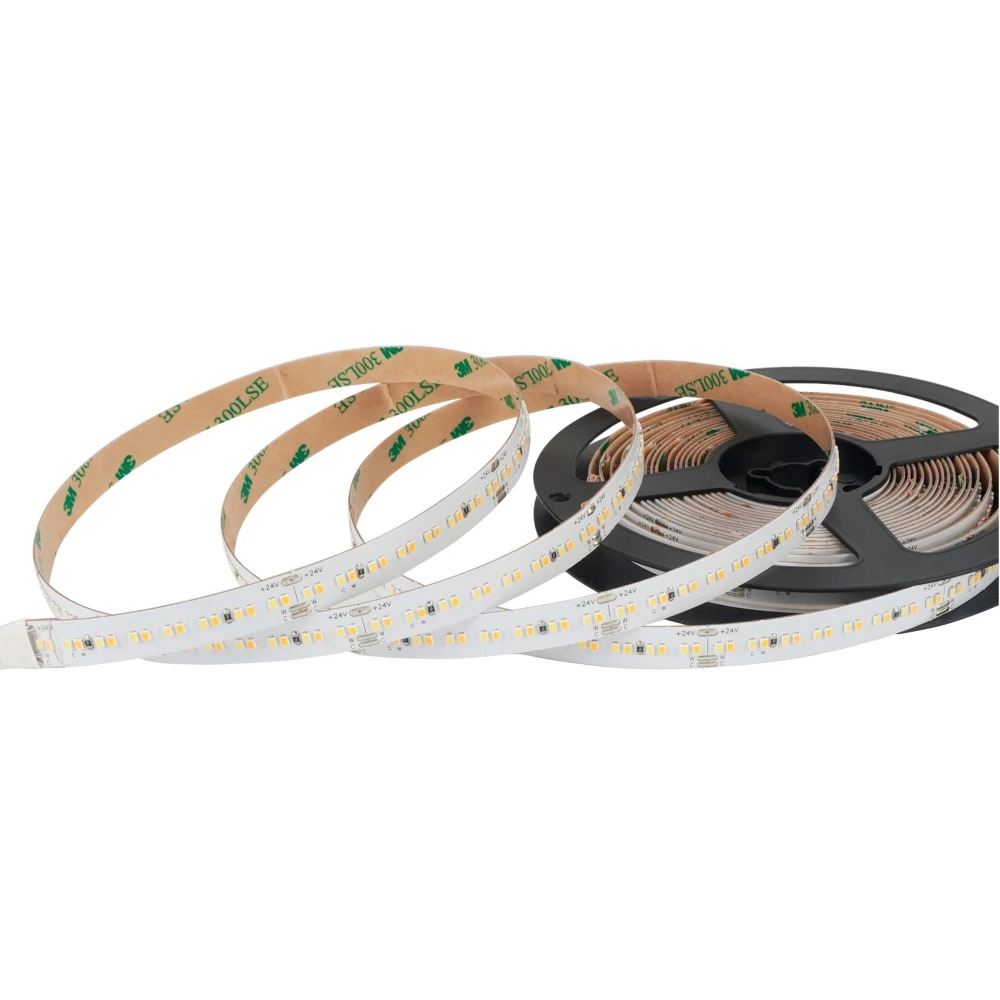 LightMore CCT LED Strip 24V, IP20, 26W/m, 2200K-4000K, Ra90, LED-strips hos HomeNordic