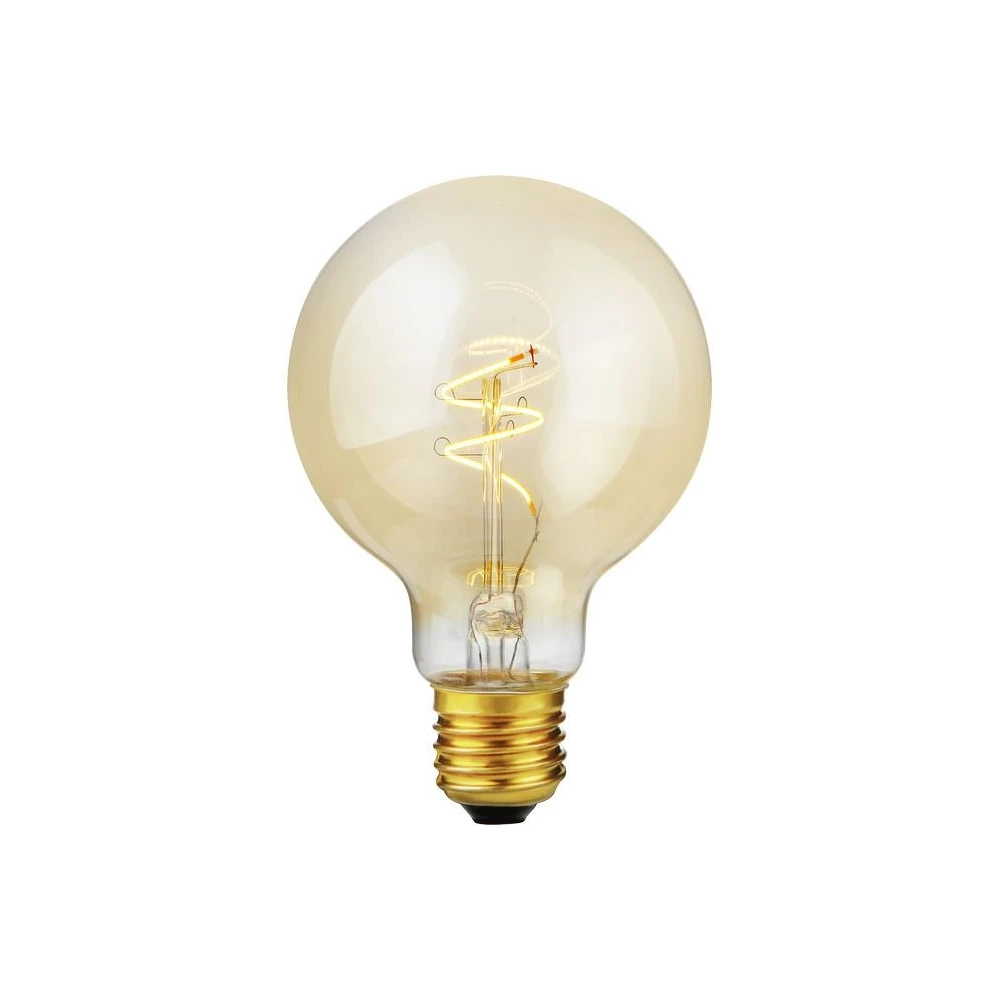 E27 4,2W dæmpbar LED Slim Flex filamentpære, Glas hos HomeNordic