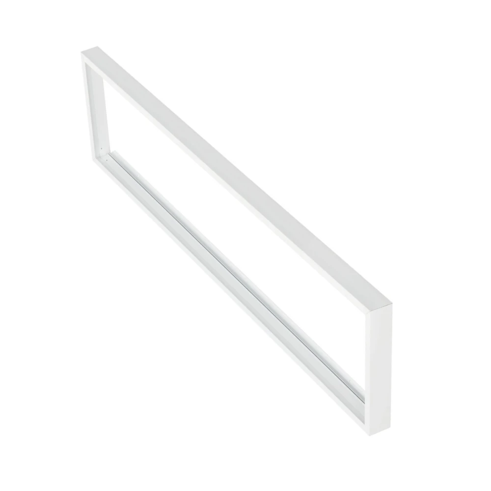 Smart Click Påbygningsramme til 30x120 LED Panel i Hvid, LED-paneler hos HomeNordic