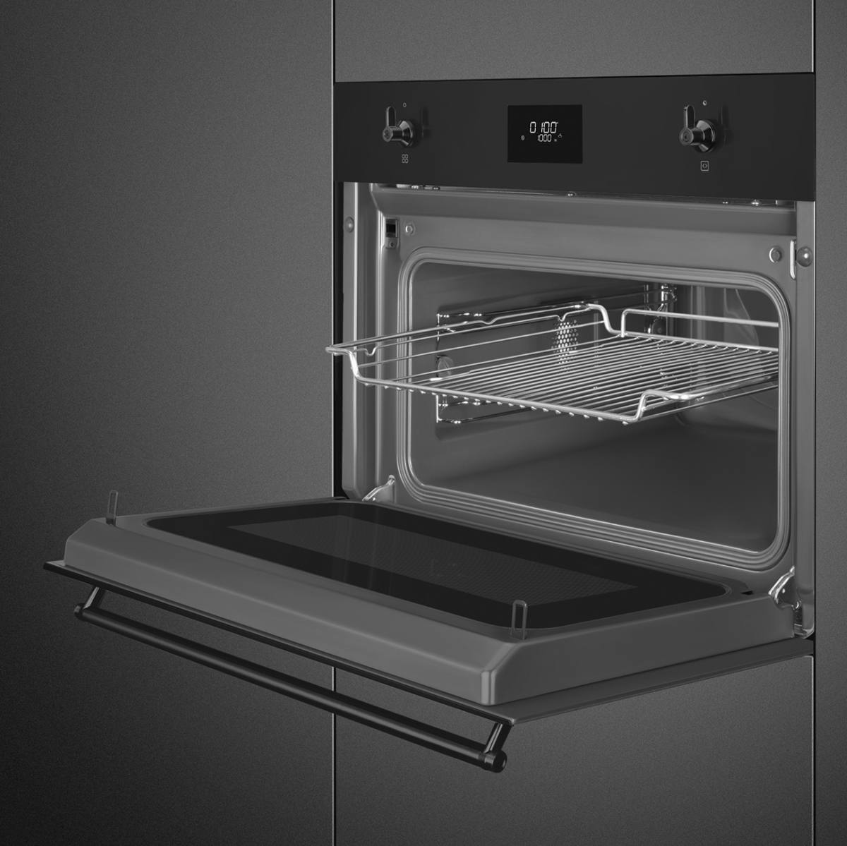 SMEG Indbygningsmikroovn SO4301M0N, produktbillede 5 af 8, Ovne hos HomeNordic