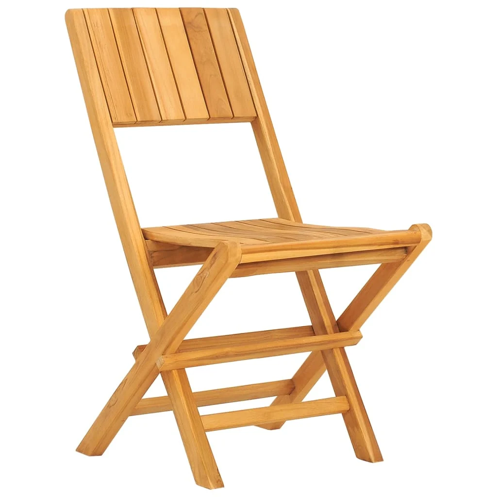 Havestole 47x61x90 Cm Foldbare Massivt Teaktræ, produktbillede 3 af 15, Havestole i teaktræ hos HomeNordic