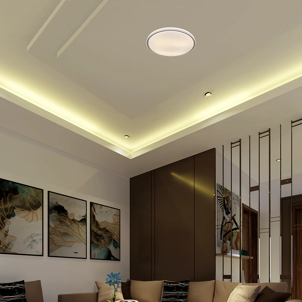 V-Tac 30W/60W/30W Designer loftlampe med fjernbetjening, Loftlamper hos HomeNordic