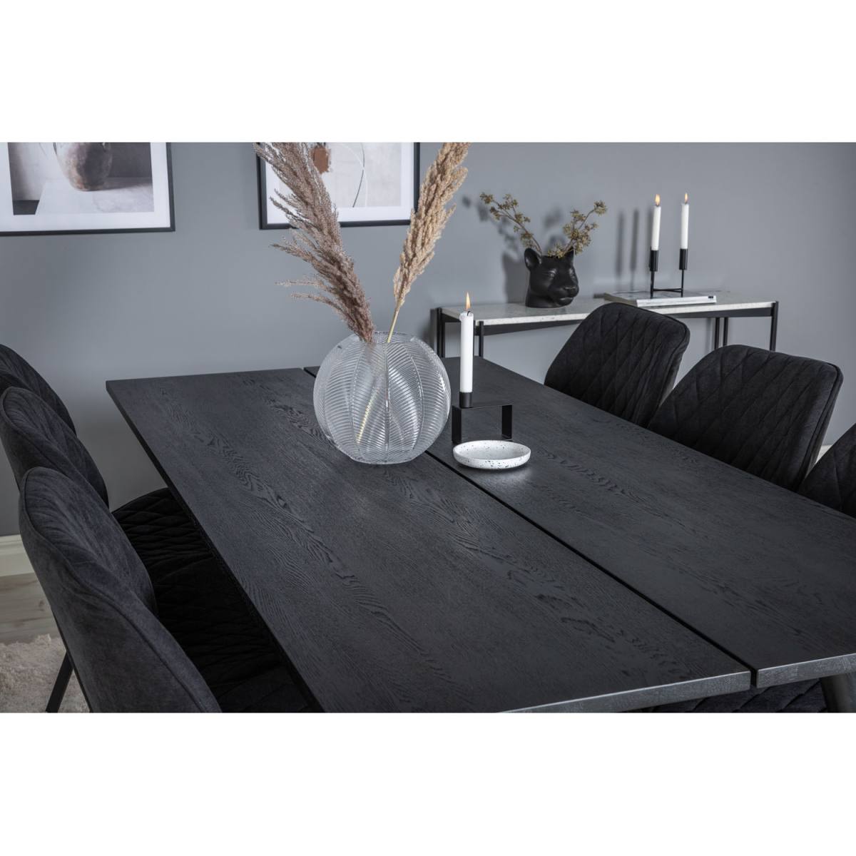 VENTURE DESIGN Sleek spisebord, m. udtræk, produktbillede 6 af 9, Spiseborde hos HomeNordic