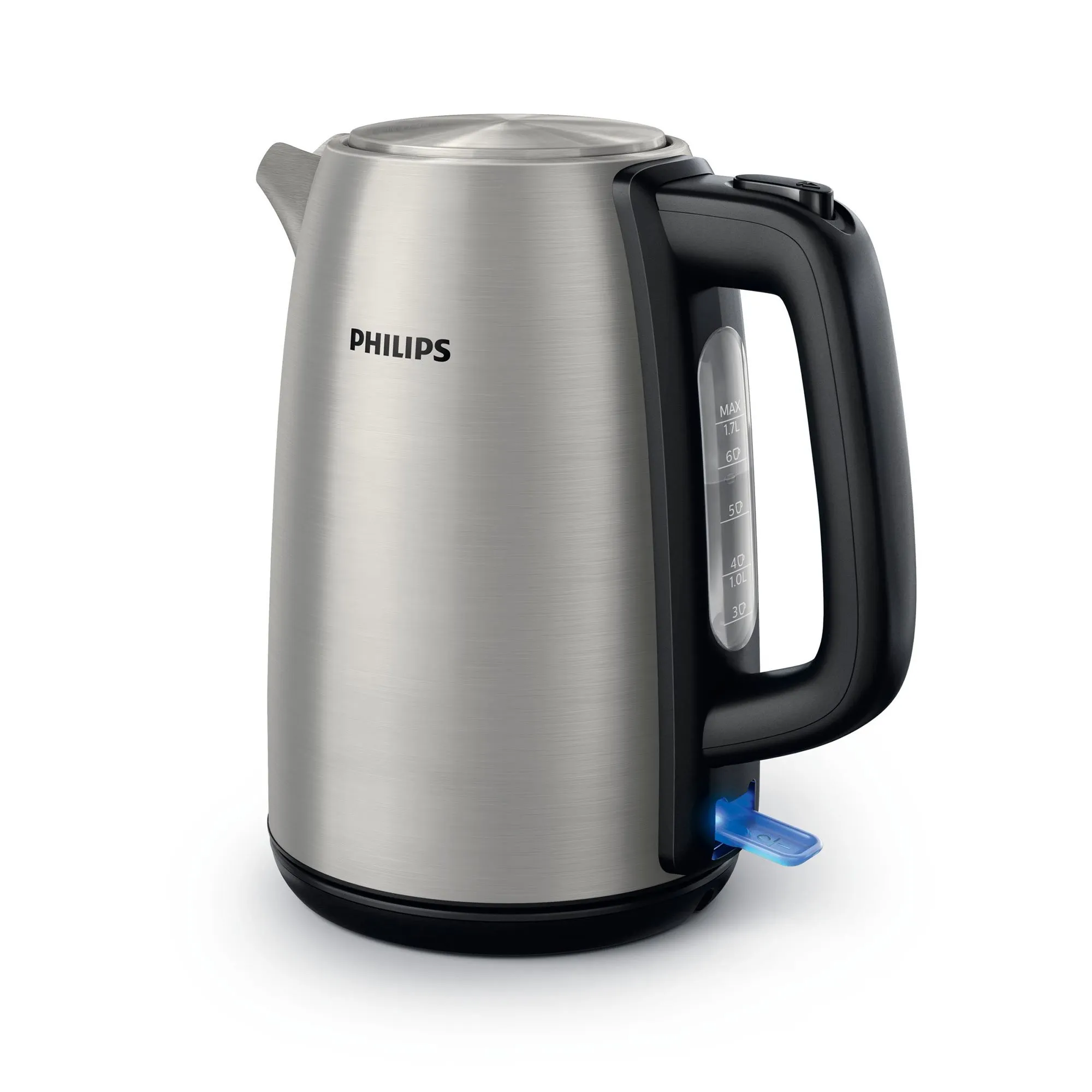 HD9351/90 Viva Collection elkedel, 1,7 liter, rustfrit stål, produktbillede 2 af 5, Elkedler hos HomeNordic