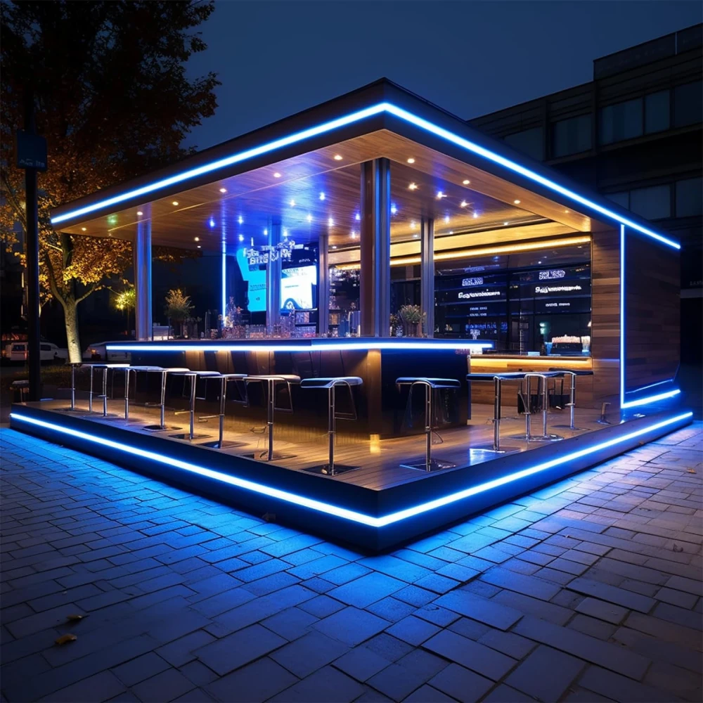5m 11,5W/m Blå Neon COB strip, LED-strips hos HomeNordic