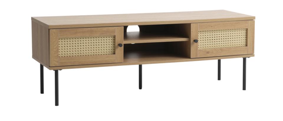 Pensacola TV-bord, m. 2 låger og 1 hylde, produktbillede 2 af 8, TV-borde hos HomeNordic