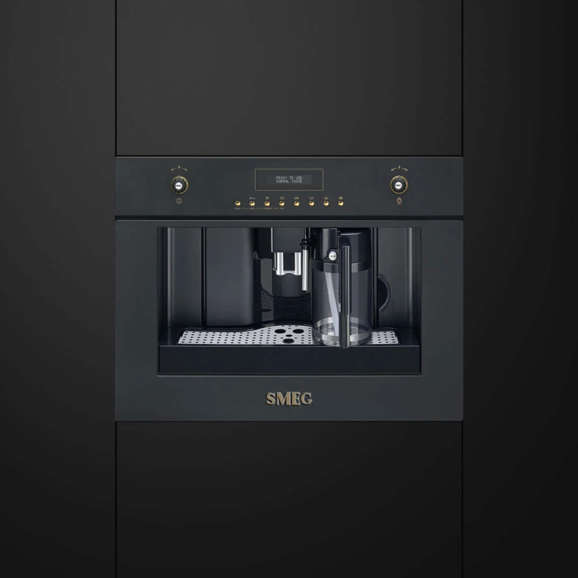 60 cm indbygget kaffemaskine antracit, produktbillede 2 af 3, Kaffemaskiner hos HomeNordic