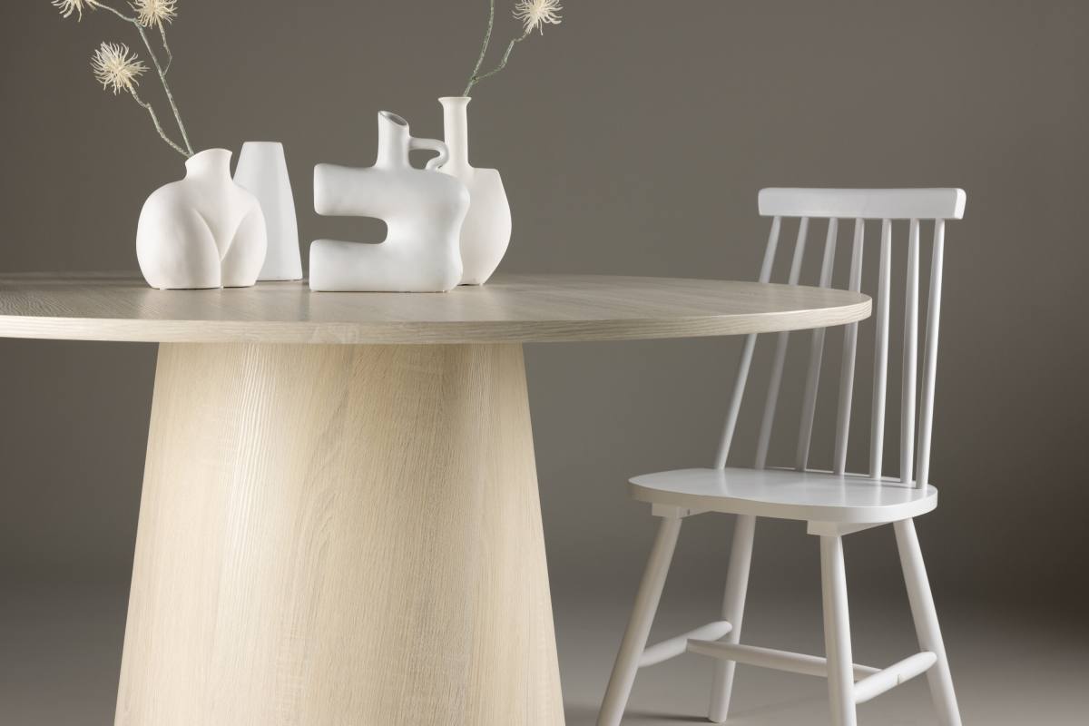 VENTURE DESIGN Lanzo spisebord, rund, produktbillede 14 af 15, Spiseborde hos HomeNordic
