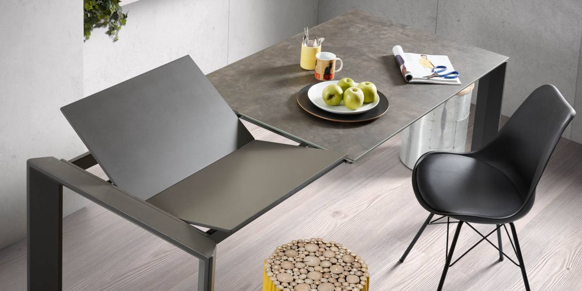KAVE HOME Axis spisebord, m. butterflybordplade, produktbillede 5 af 6, Spiseborde hos HomeNordic