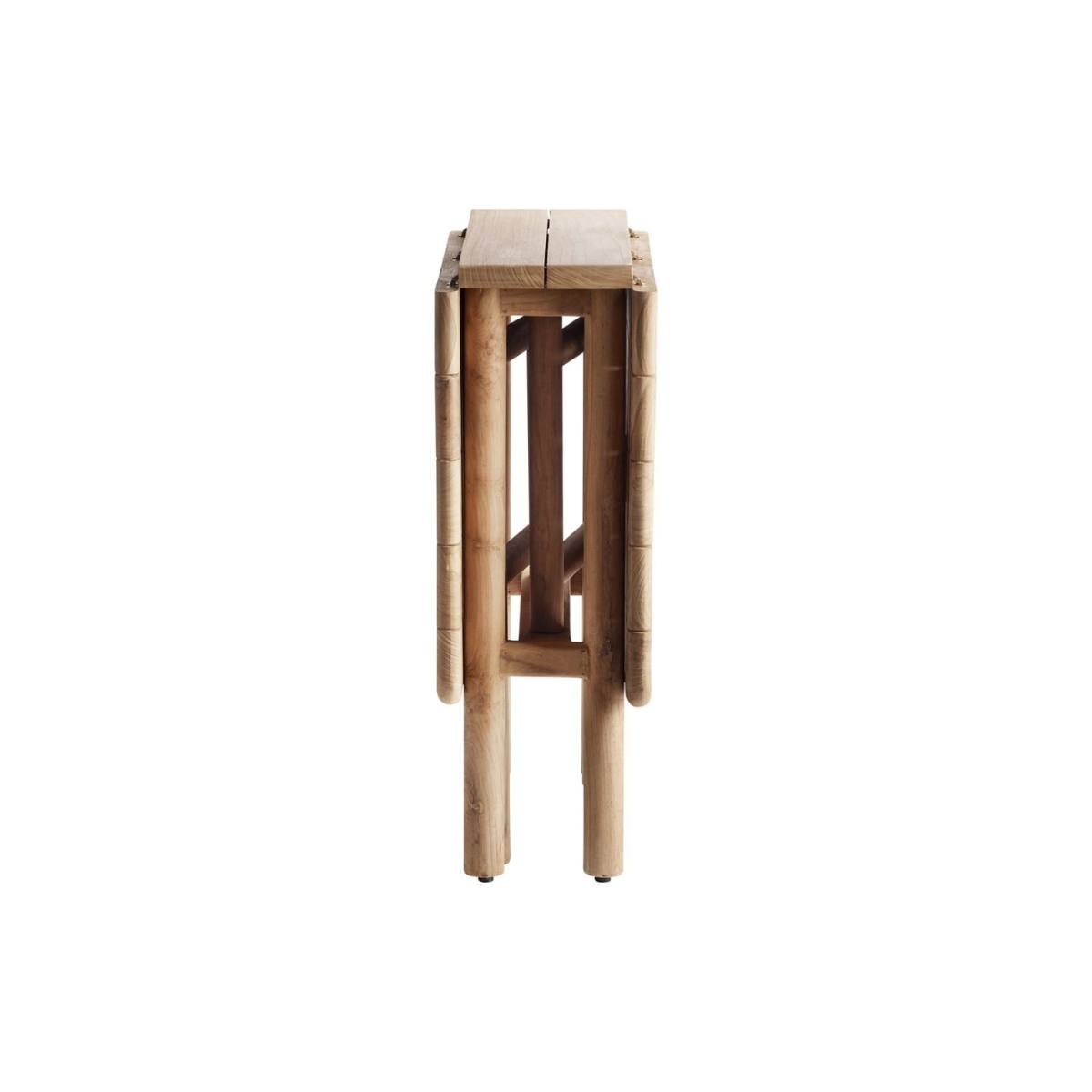 TINE K HOME FOLDEBORD TEAK, produktbillede 3 af 3, Spiseborde hos HomeNordic