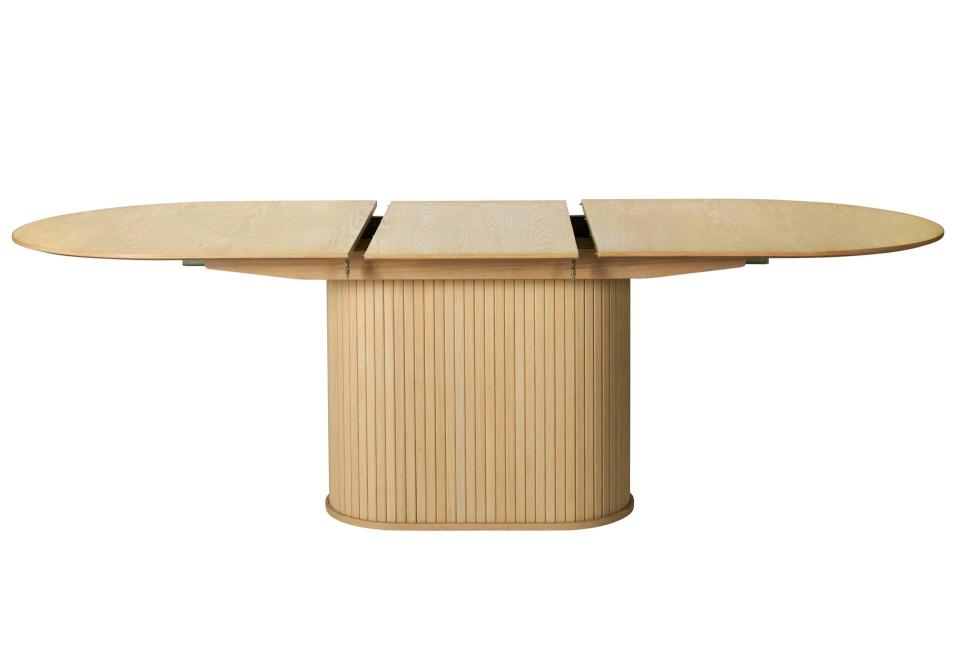 Nola spisebord, m. tillægsplade, oval, produktbillede 4 af 4, Spiseborde hos HomeNordic