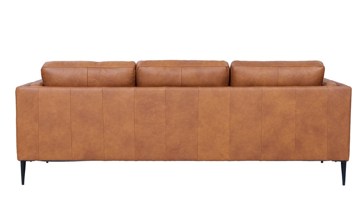 Madrid sofa i brun okselæder, produktbillede 3 af 9, Sofaer hos HomeNordic