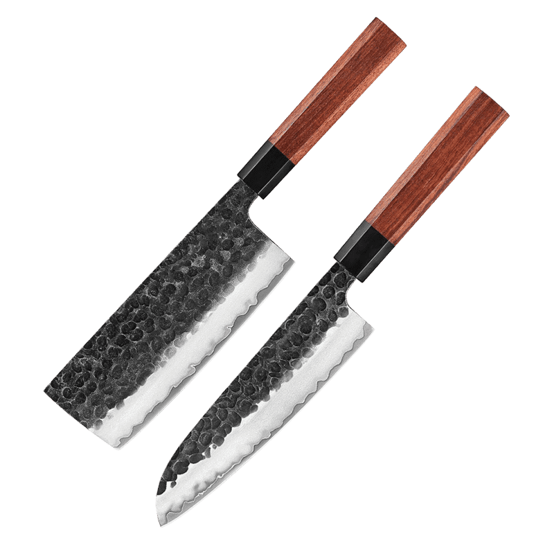 Japansk knivsæt | Nakiri Santoku | Tanuki hos HomeNordic