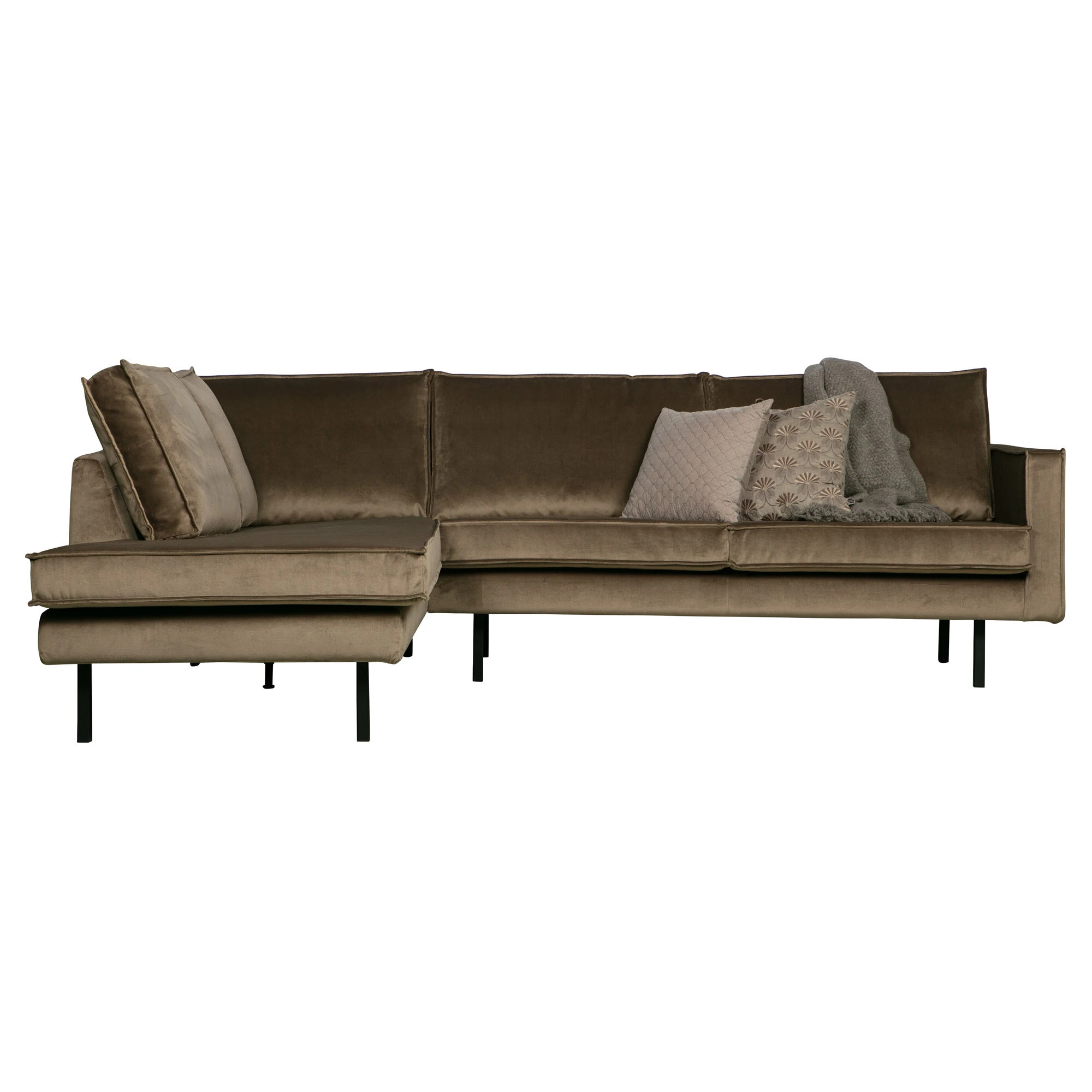 Rodeo Hjørnesofa Venstrevendt Velour, produktbillede 5 af 7, Sofaer hos HomeNordic