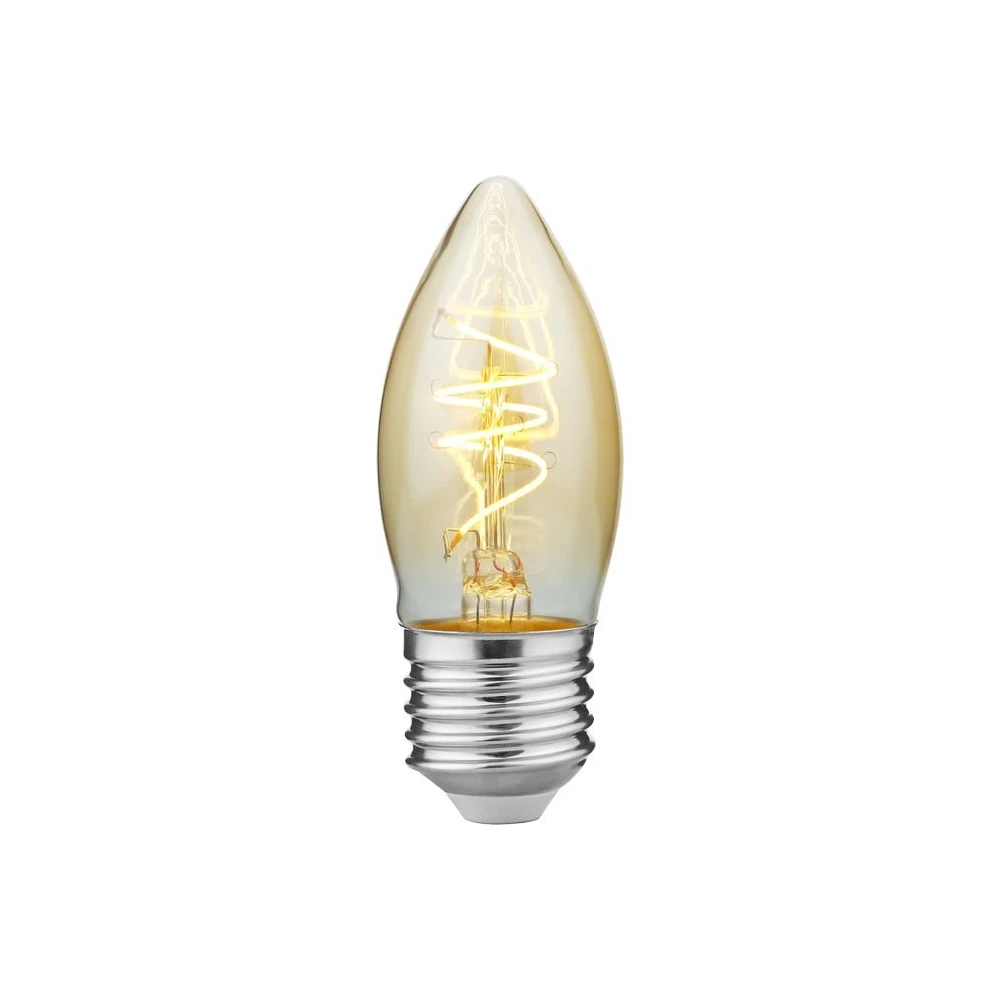 E27 4,2W dæmpbar Slim Flex LED kronepære, Glas hos HomeNordic