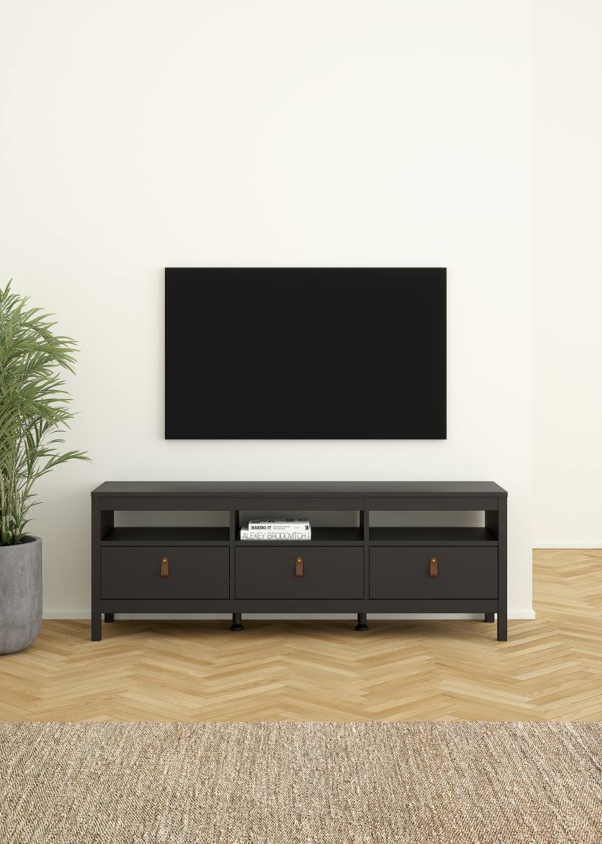 TVILUM Madrid TV-bord, m. 3 rum og 3 skuffer, produktbillede 8 af 10, TV-borde hos HomeNordic