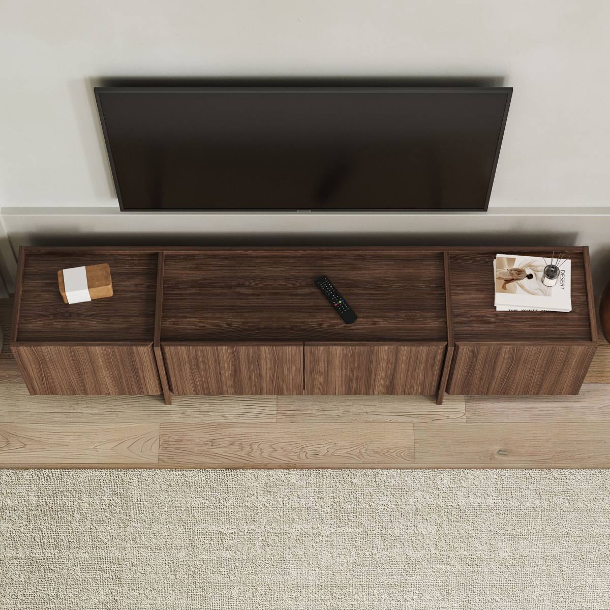 FUNZI LIVING Lowen TV-bord, m 4 låger, produktbillede 8 af 9, TV-borde hos HomeNordic