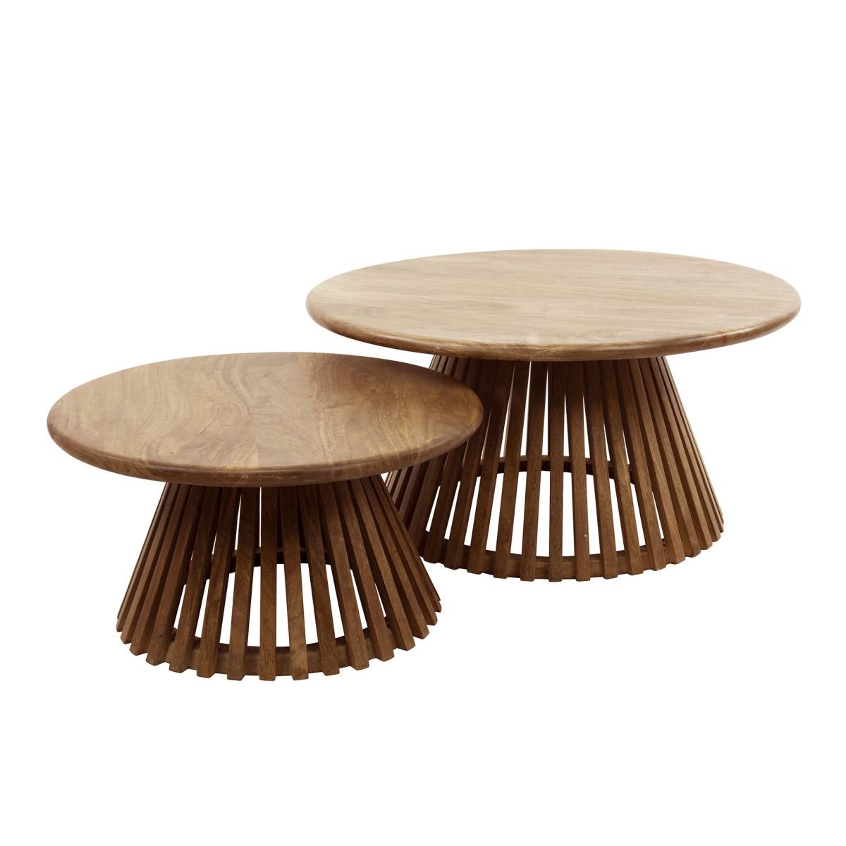 Delta-X - Sofabordssæt i massiv mangeotræ, produktbillede 2 af 4, Moderne designs hos HomeNordic