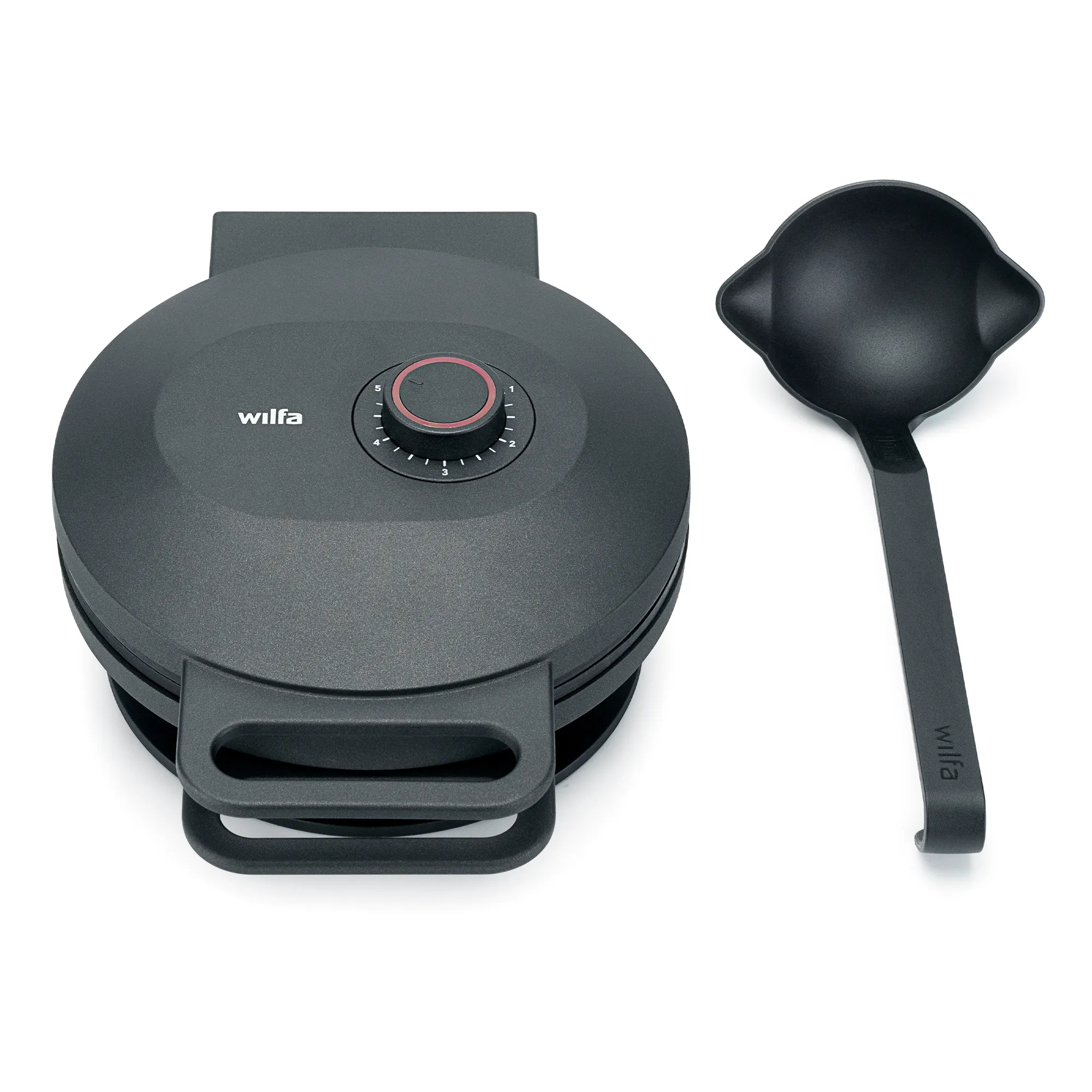 Wilfa WM5B-200P Joy Single vaffeljern, sort hos HomeNordic