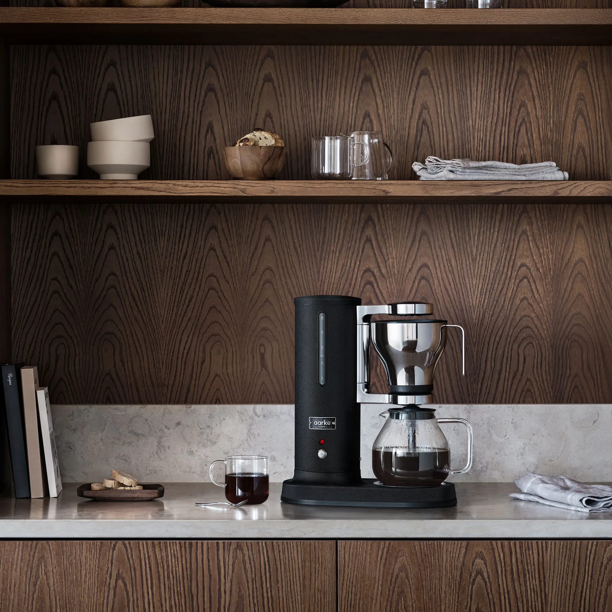 Kaffemaskine, mat sort, produktbillede 5 af 5, Kaffemaskiner hos HomeNordic