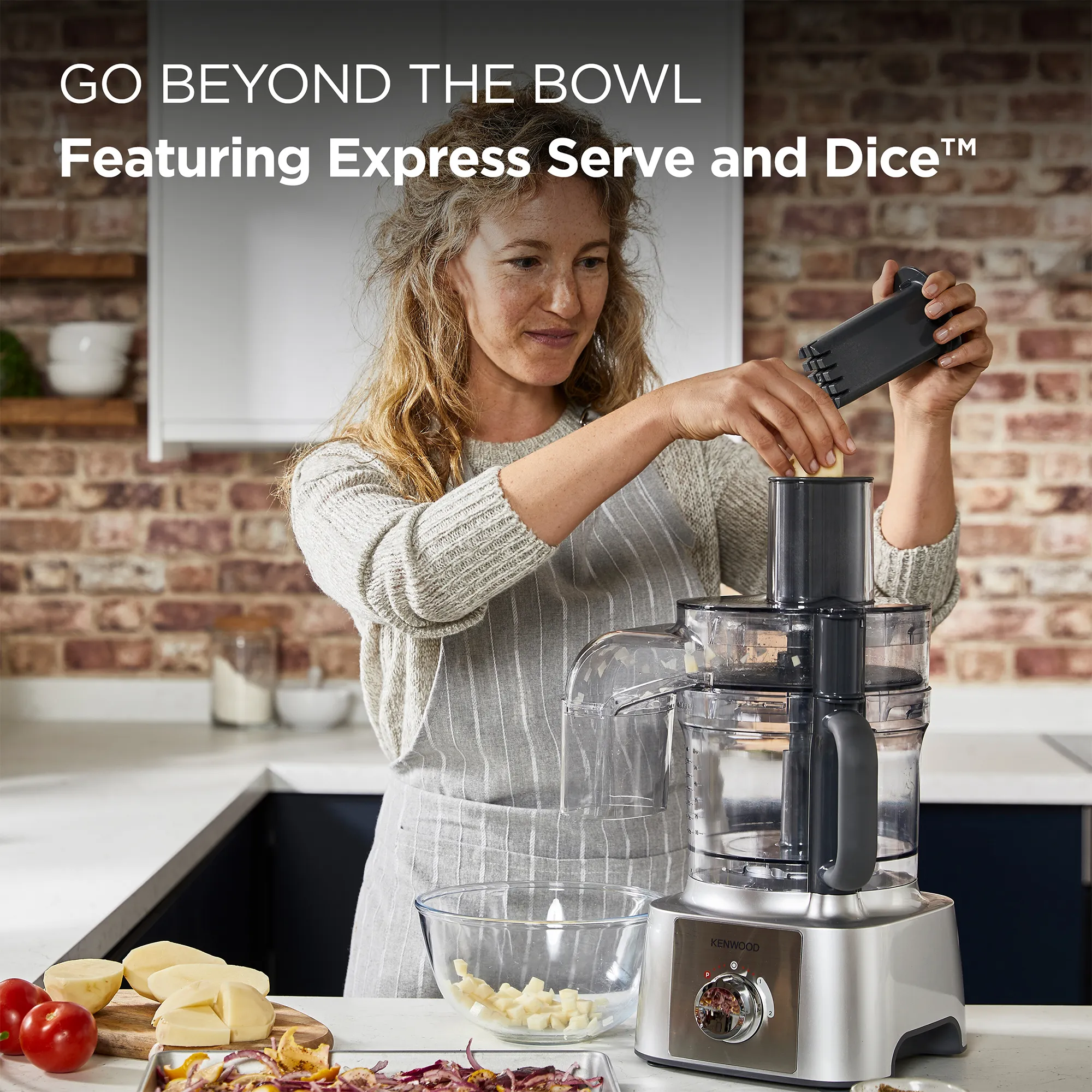 MultiPro Express FDP65.820.SI foodprocessor, stål, produktbillede 2 af 7, Foodprocessorer hos HomeNordic