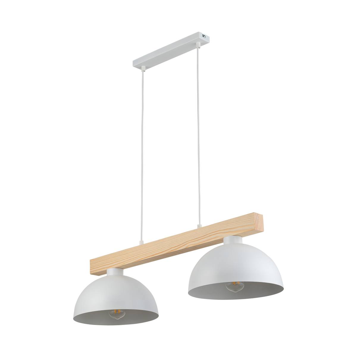 TK Oslo loftlampe, m. 2 skærme, Loftlamper hos HomeNordic