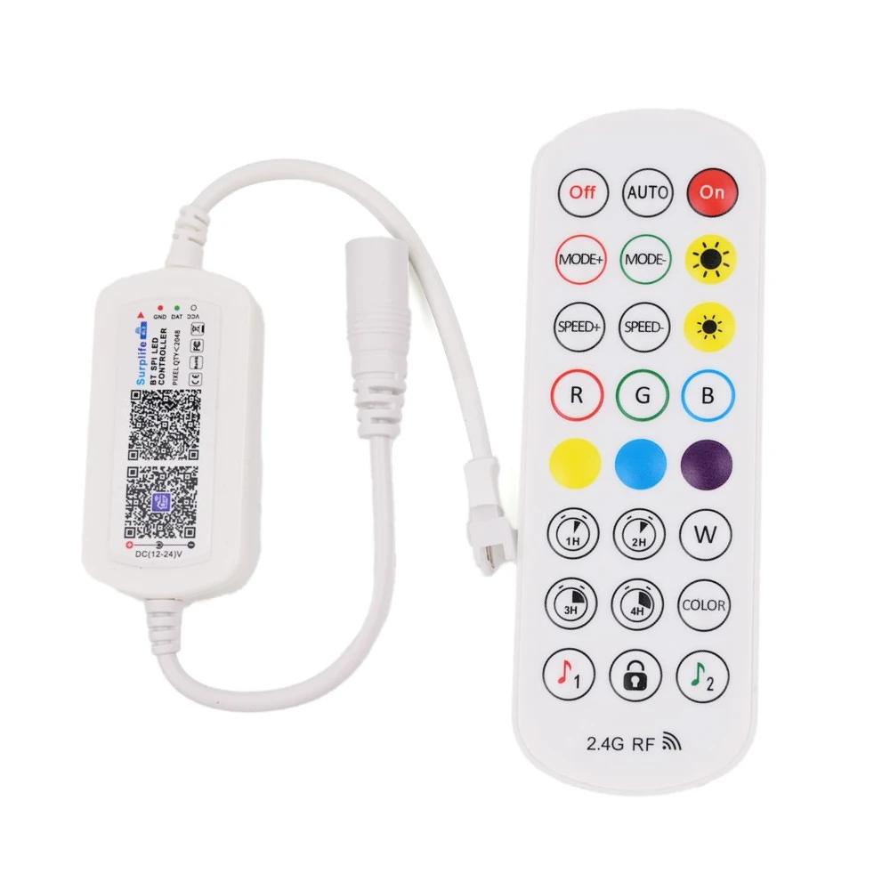 RGBIC kontroller med fjernbetjening, LED-strips hos HomeNordic