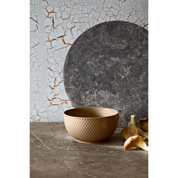Lyngby Porcelæn Rhombe Earth skål Ø13 cm, Skåle hos HomeNordic