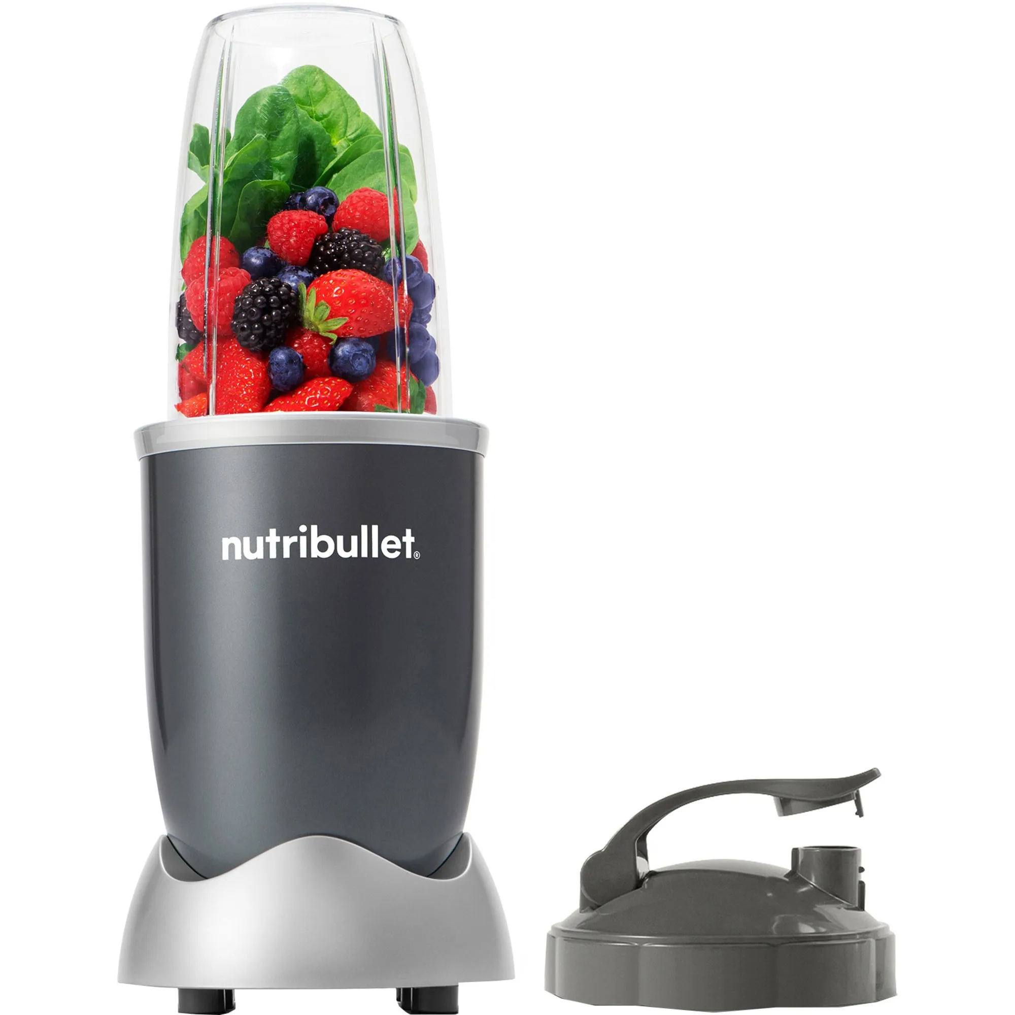 Personal blender 600 ml, grey, Blendere hos HomeNordic