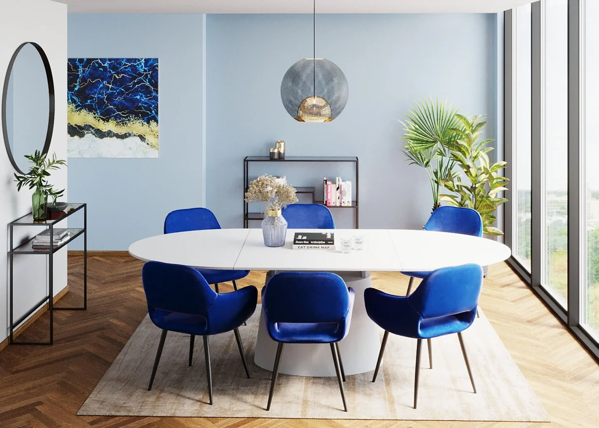 KARE DESIGN Extension Benvenuto ovalt spisebord, produktbillede 9 af 10, Spiseborde hos HomeNordic