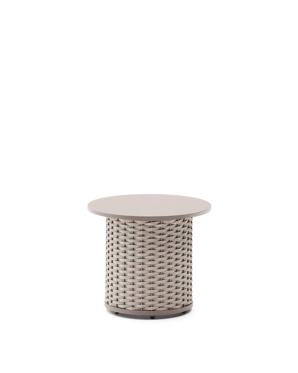 KAVE HOME Sedalis udendørs sidebord, rund, Sideborde hos HomeNordic