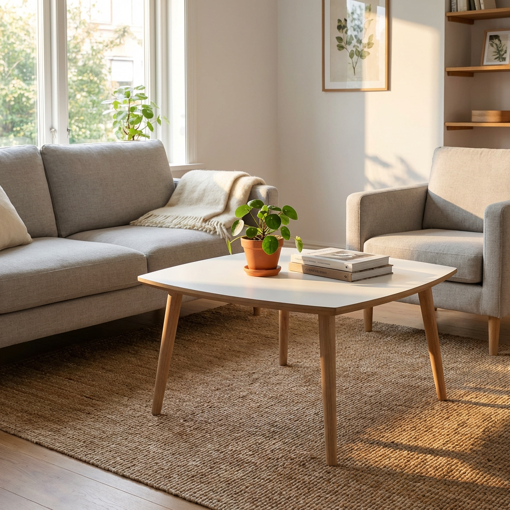 CT 10 - Sofabord i massiv bøg med dråbeform og størrelse 74 x 55 cm, produktbillede 7 af 24, Nordisk design hos HomeNordic