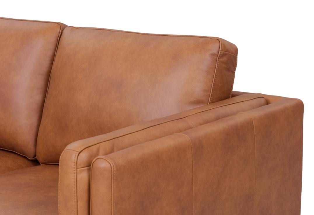 Madrid sofa i brun okselæder, produktbillede 6 af 9, Sofaer hos HomeNordic