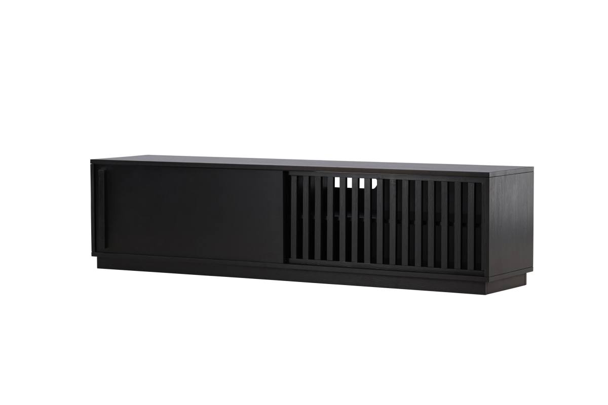 VENTURE DESIGN Lugo TV-bænk, m. 2 skydelåger og hylde, produktbillede 5 af 16 hos HomeNordic
