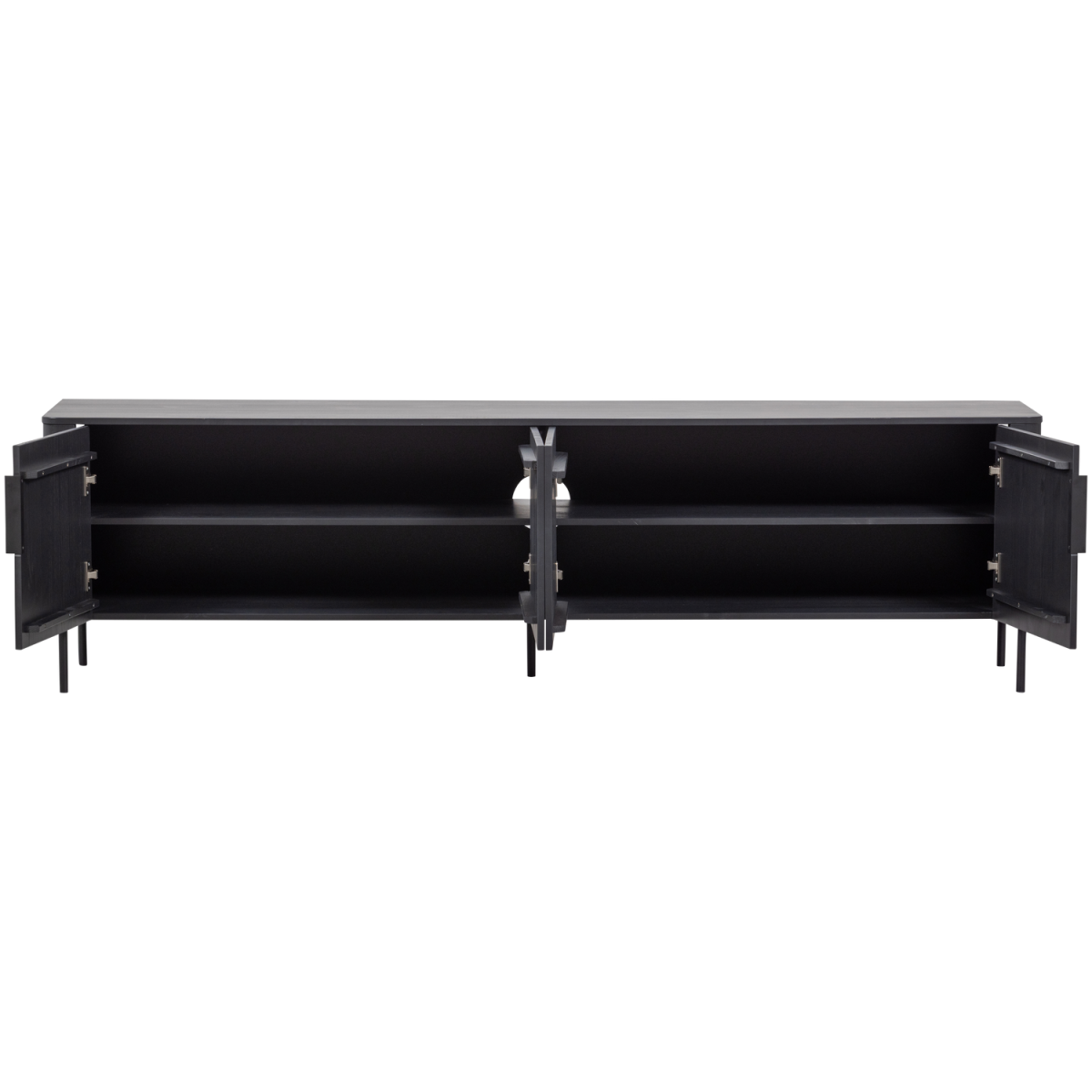 WOOOD Gunnar TV-bord, m. 4 låger og 2 hylder, produktbillede 5 af 9, TV-borde hos HomeNordic