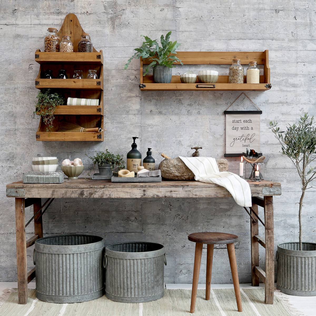 CHIC ANTIQUE GRIMAUD GL.TRÆBORD NATUR, produktbillede 2 af 6, Spiseborde hos HomeNordic