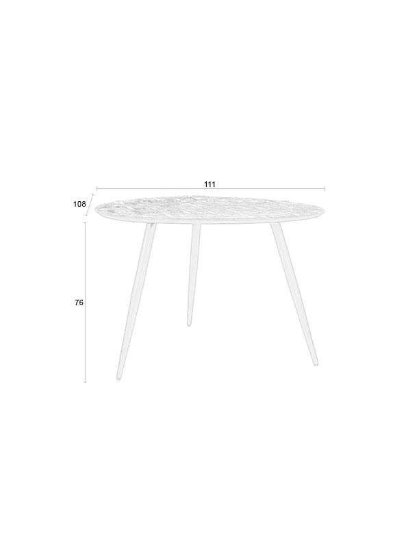 WHITE LABEL LIVING Webster spisebord, produktbillede 2 af 8, Spiseborde hos HomeNordic