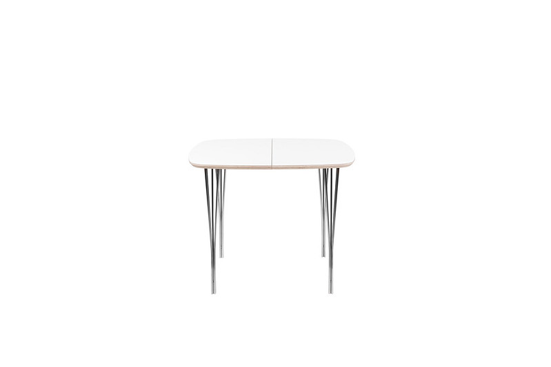 HASLEV SYMPHONY SPISEBORD 86 HVID LAMINAT METALBEN, Spiseborde hos HomeNordic