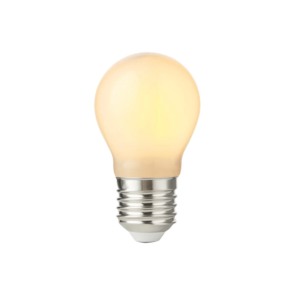 E27 4,7W dæmpbar LED kronepære, Glas hos HomeNordic
