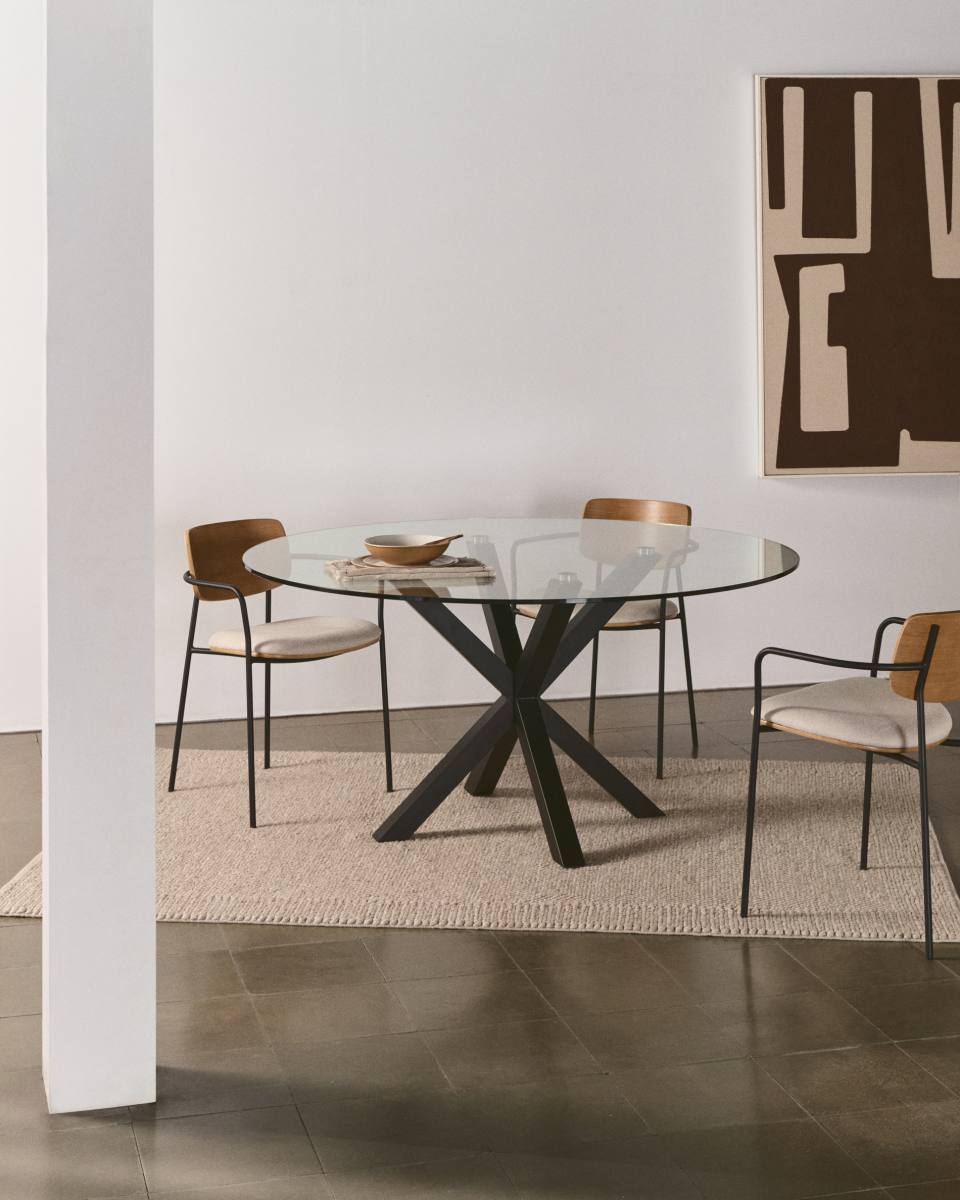 KAVE HOME rund Arya spisebord, produktbillede 3 af 3, Spiseborde hos HomeNordic