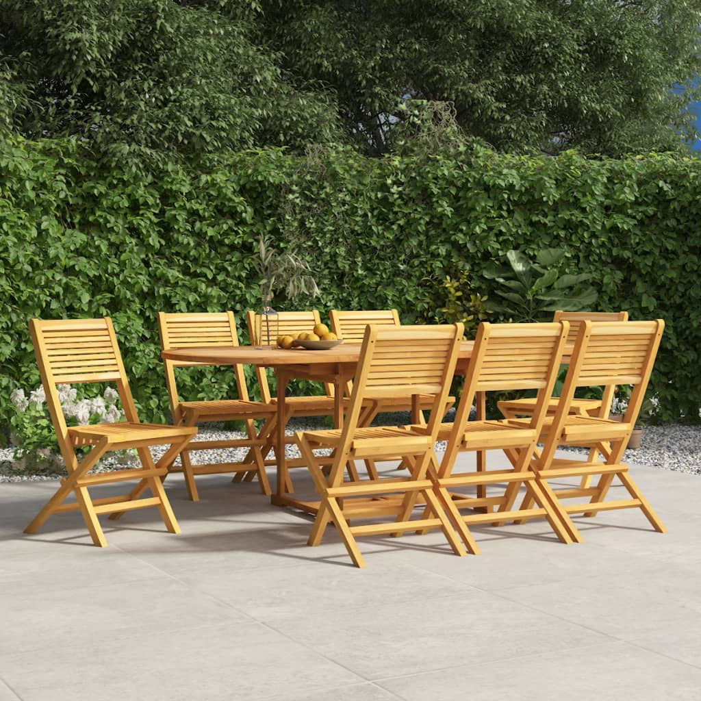 Havestole 55x62x90 Cm Foldbare Massivt Teaktræ, produktbillede 14 af 15, Havestole i teaktræ hos HomeNordic