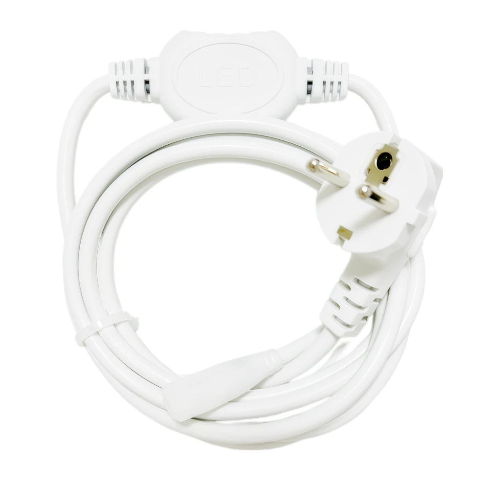 3m vandtæt stik til 230V LED strip Neon COB, LED-strips hos HomeNordic